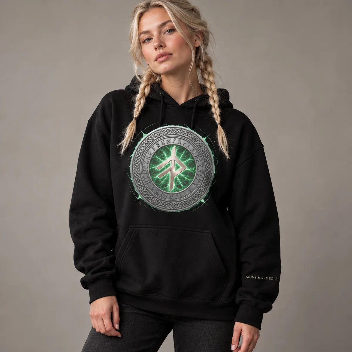 Гармония · Худи — bindrune print