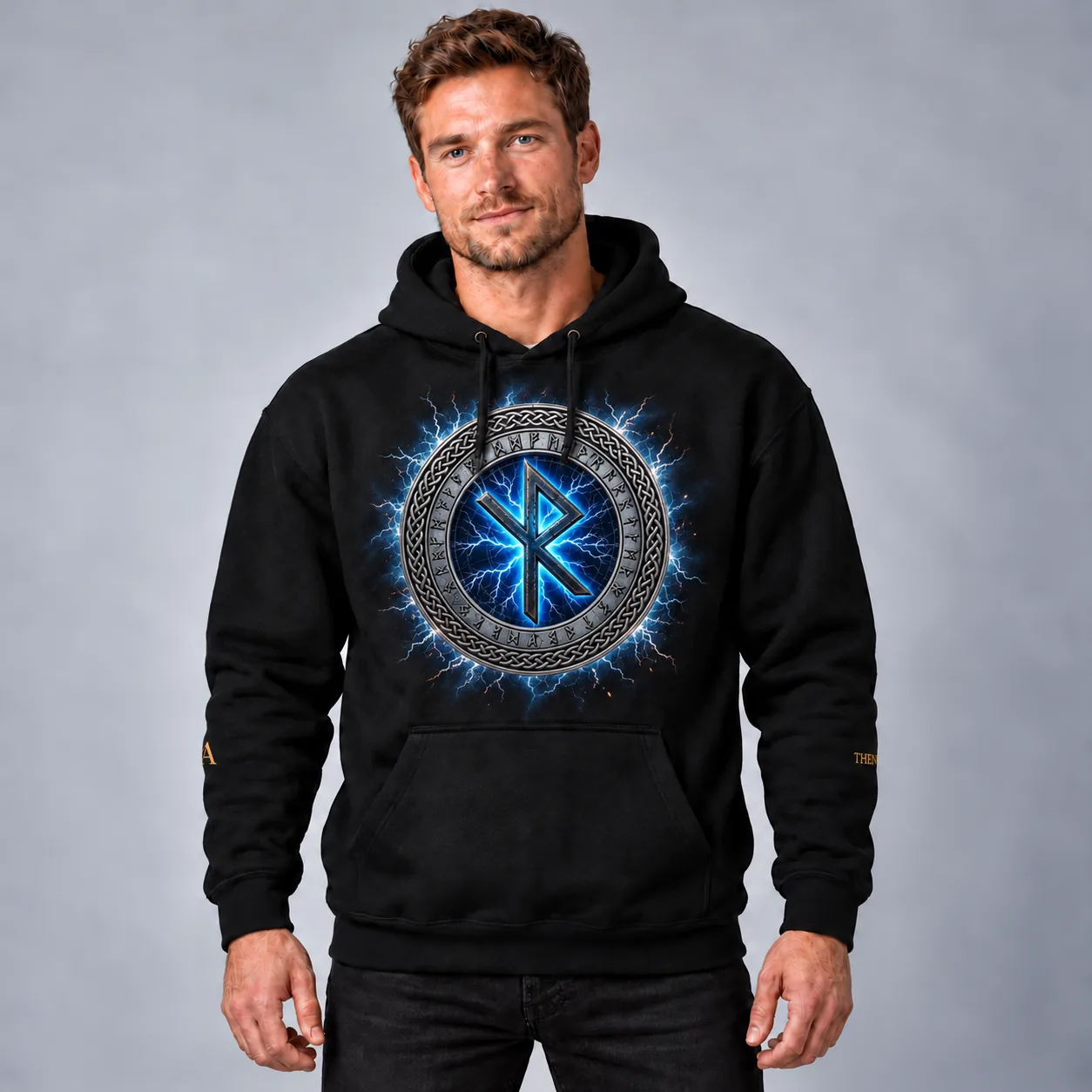 Благополучный путь · Худи — bindrune print